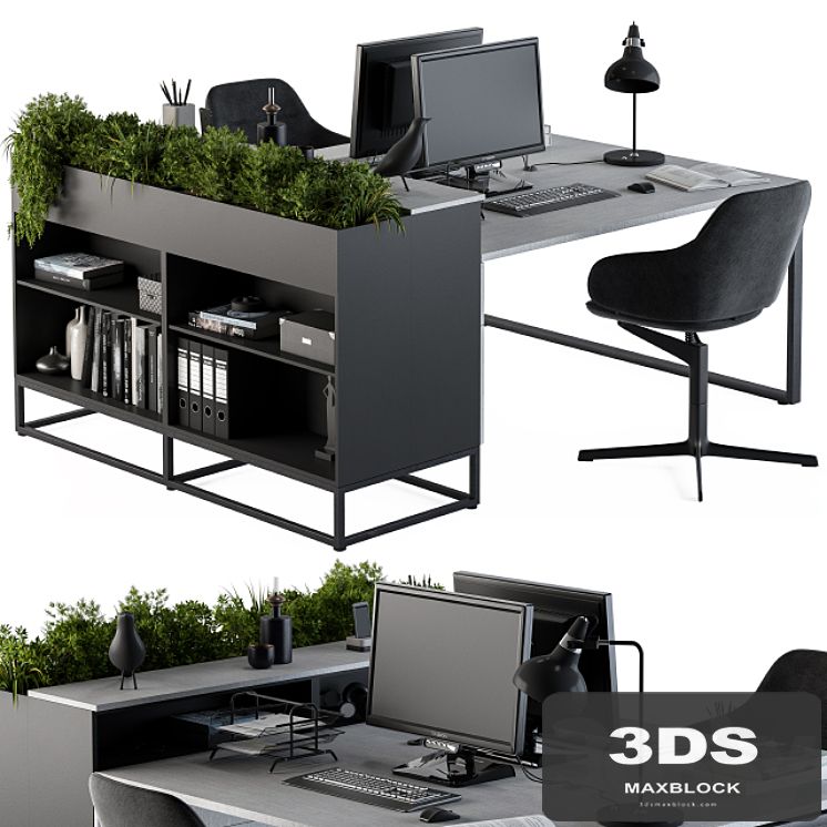 Office Furniture - employee Set 15