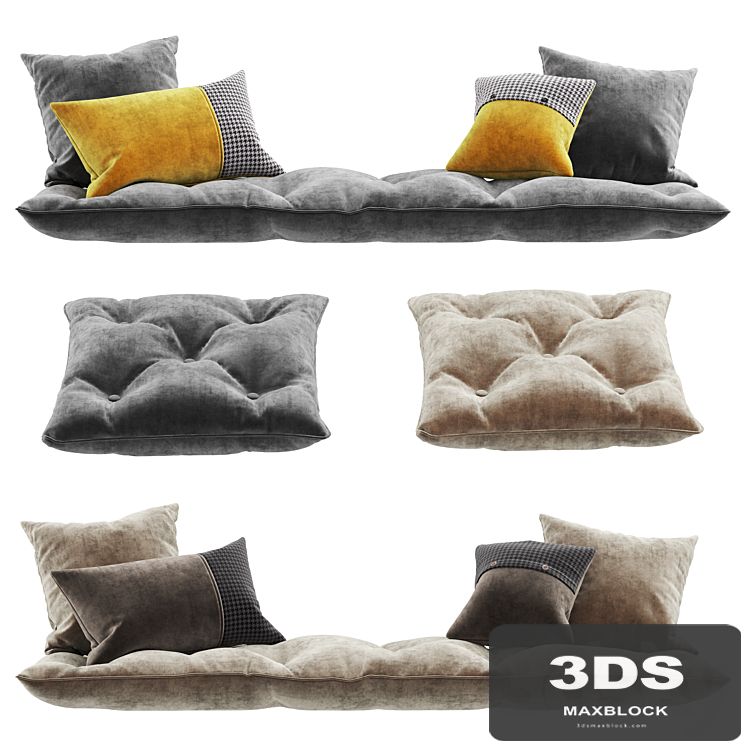 Seat pillow set 6