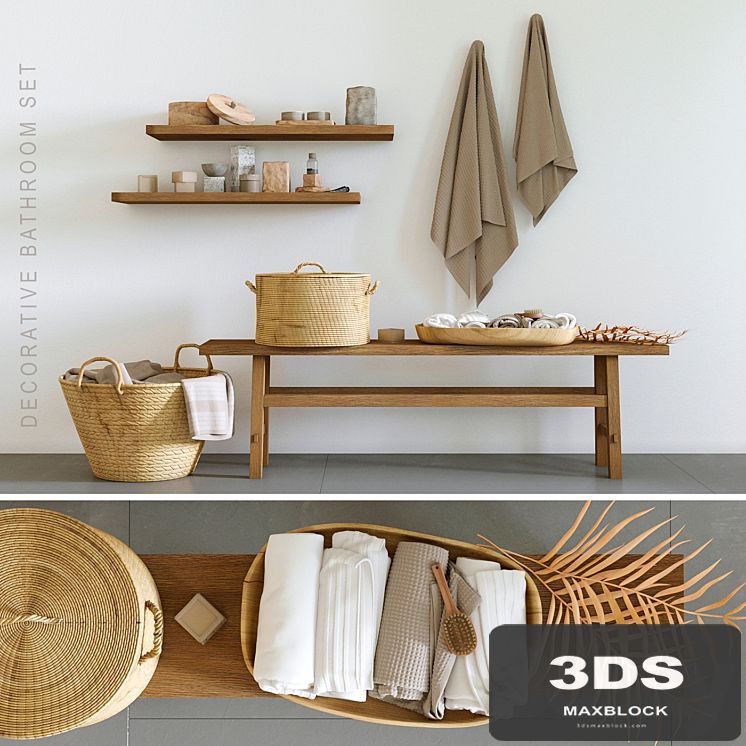 Decorative set for bathroom # 9