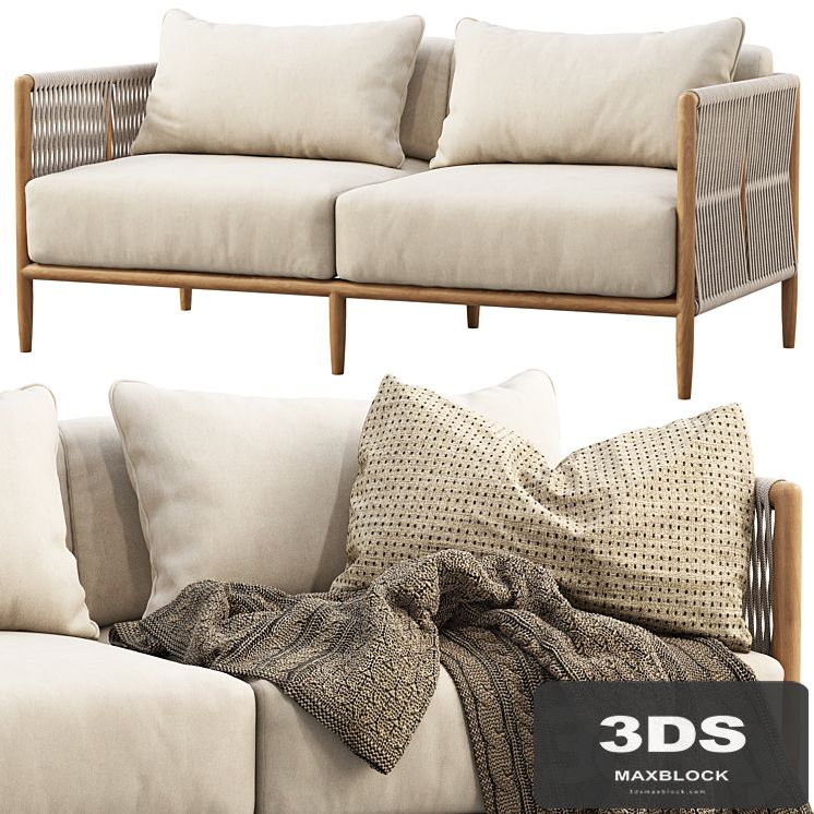Brown Jordan Maldives Loveseat Sofa