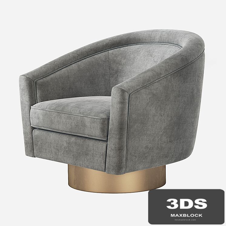 Eichholtz Catene Swivel Barrel Chair
