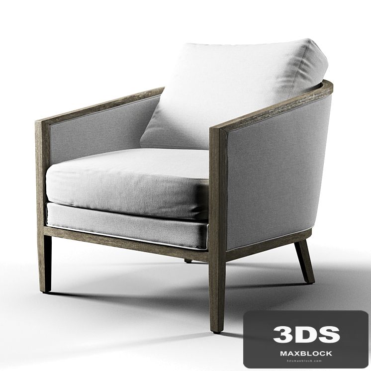 RH French Barrelback Chair