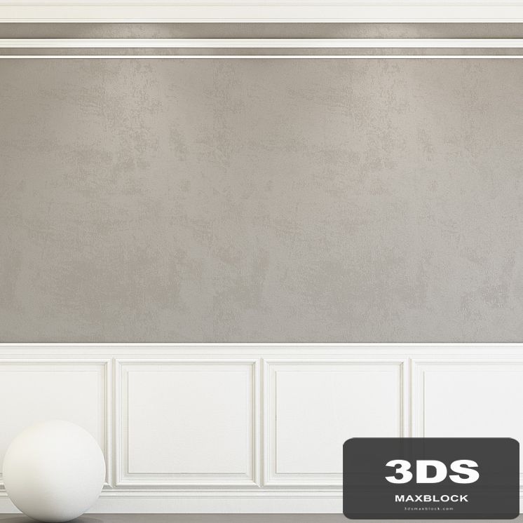 Decorative plaster with molding 91