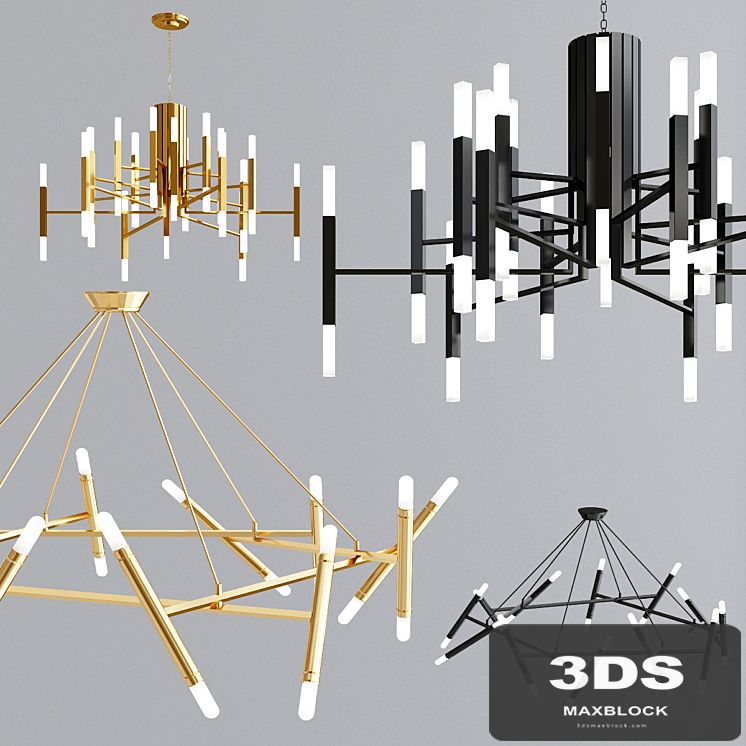 Le Petite and Nordic chandelier collection