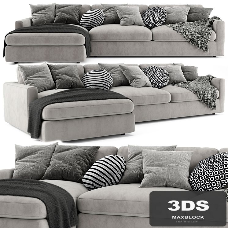 Linteloo Fabio Chaise Longue Sofa