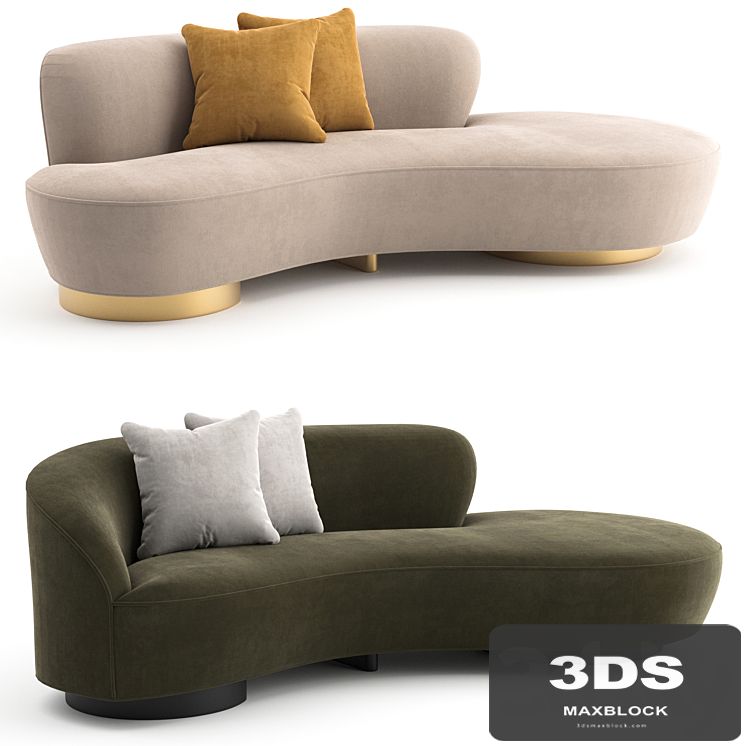 Shorty Sofa by Vladimir Kagan
