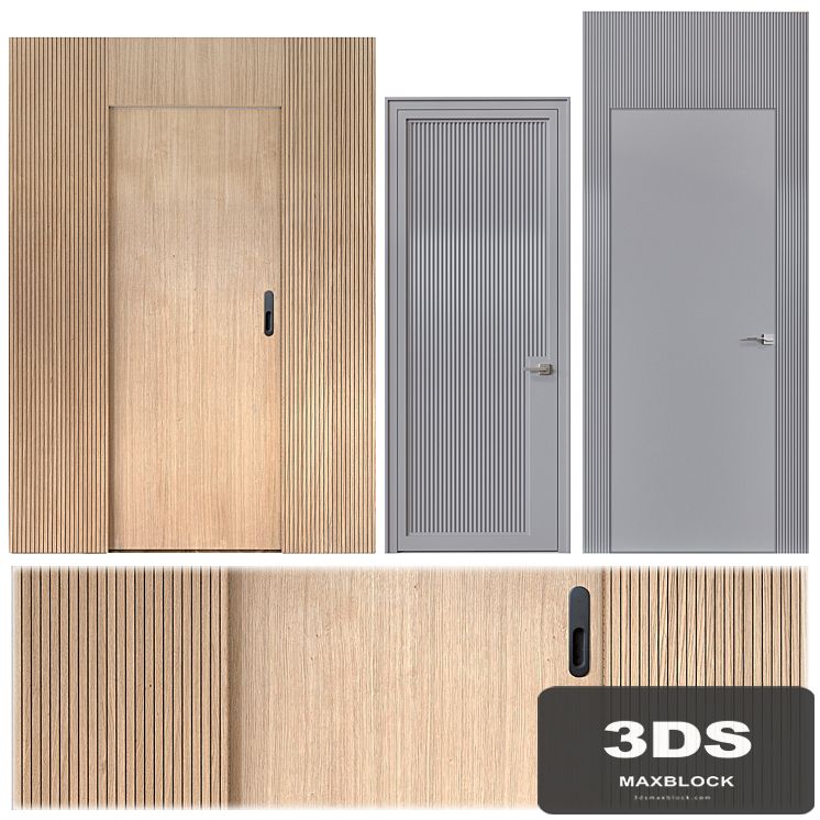 Corrugated door
