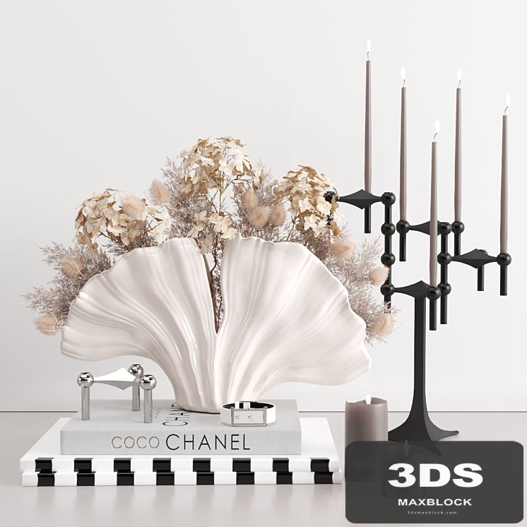 Nude & Gray Decorative Set