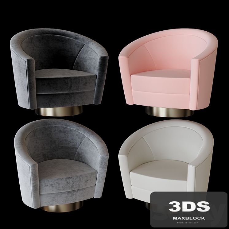 Swivel Chair Catene Eichholtz
