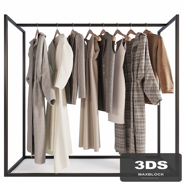 Hanger with womens clothing