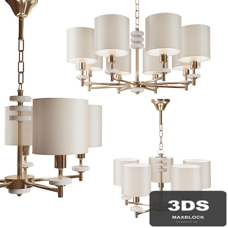Chandelier Freya Tiana FR5015PL-05G and FR5015PL-08G
