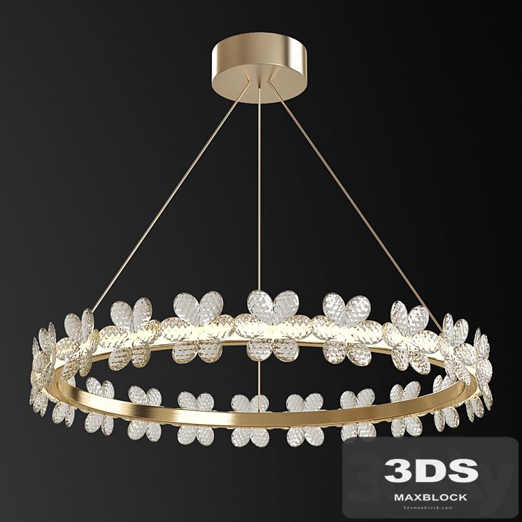 Italian single ring living room pendant light