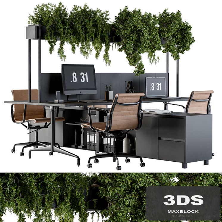 Office Furniture - employee Set 16