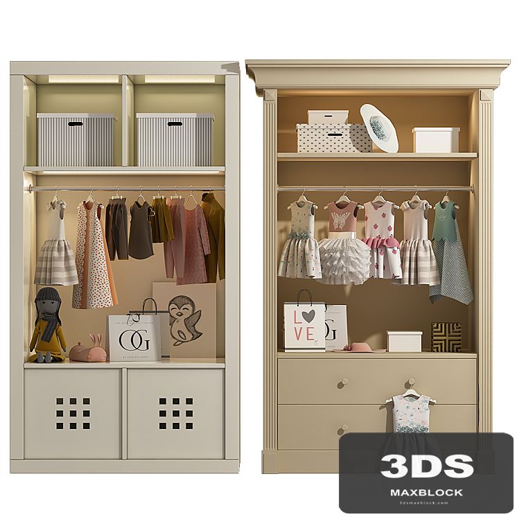 Wardrobe with decor 3