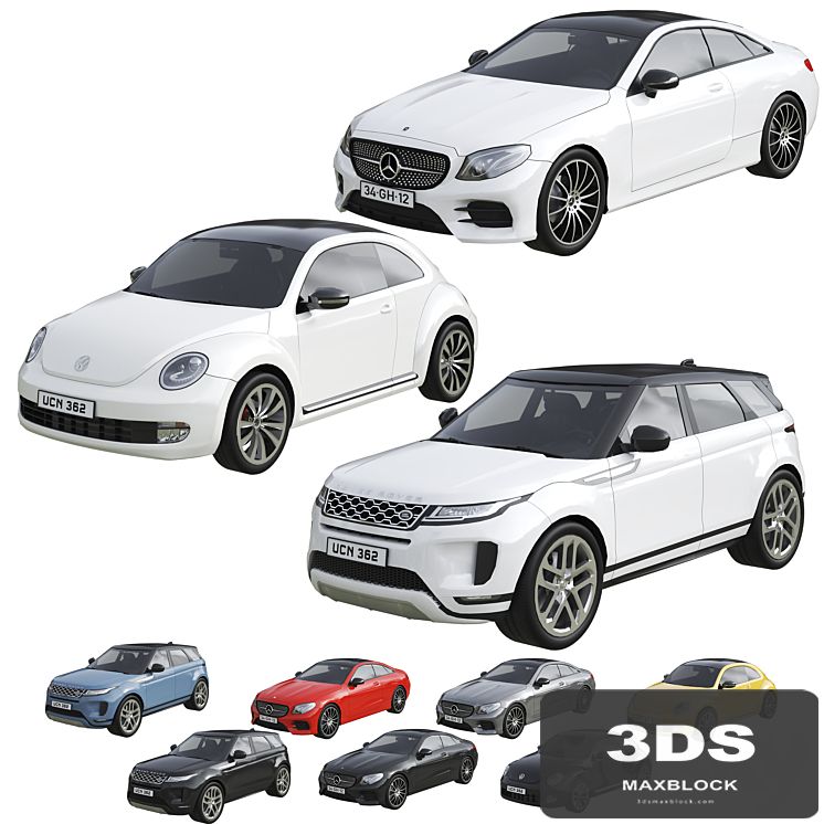Low Poly Cars Set