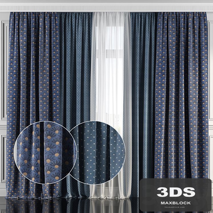 Curtains with window 144