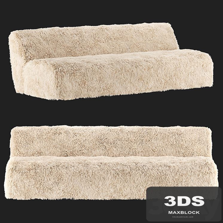 Restoration Hardware Yeti Sheepski Sofa