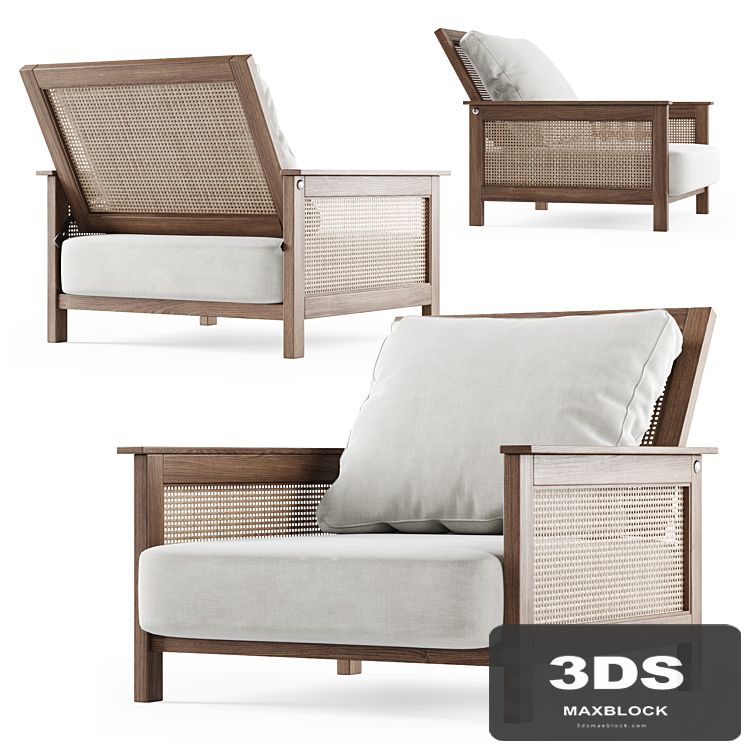 Wooden garden chair