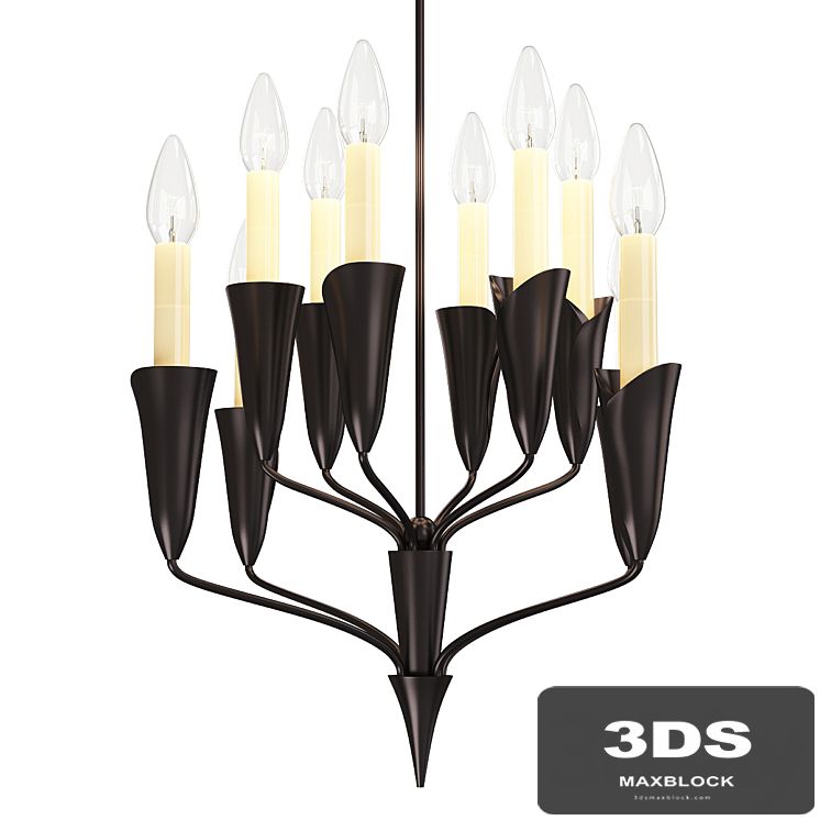 Aiden Chandelier by Chapman & Myers from Visual Comfort