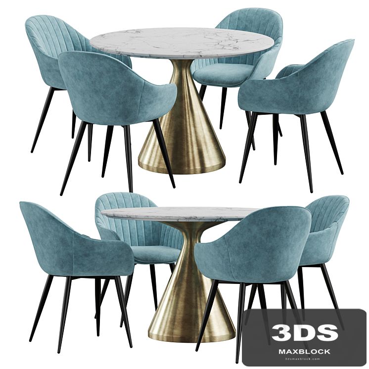 La Forma & West elm Silhouette dining set