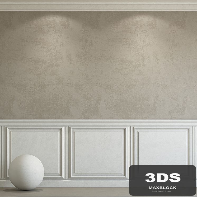 Decorative plaster with molding 98
