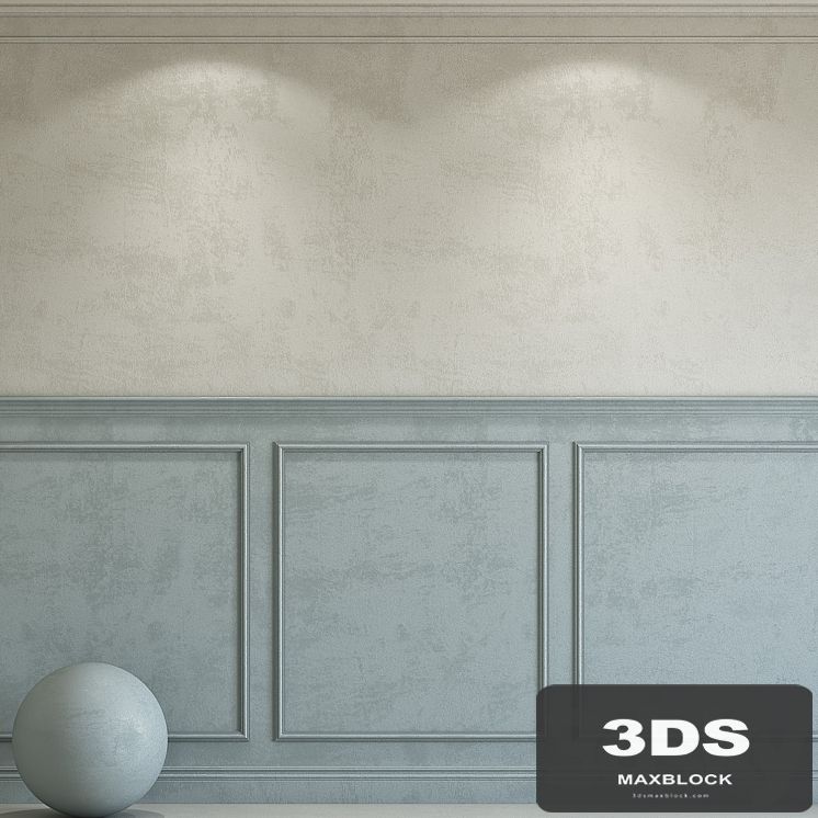 Decorative plaster with molding 100