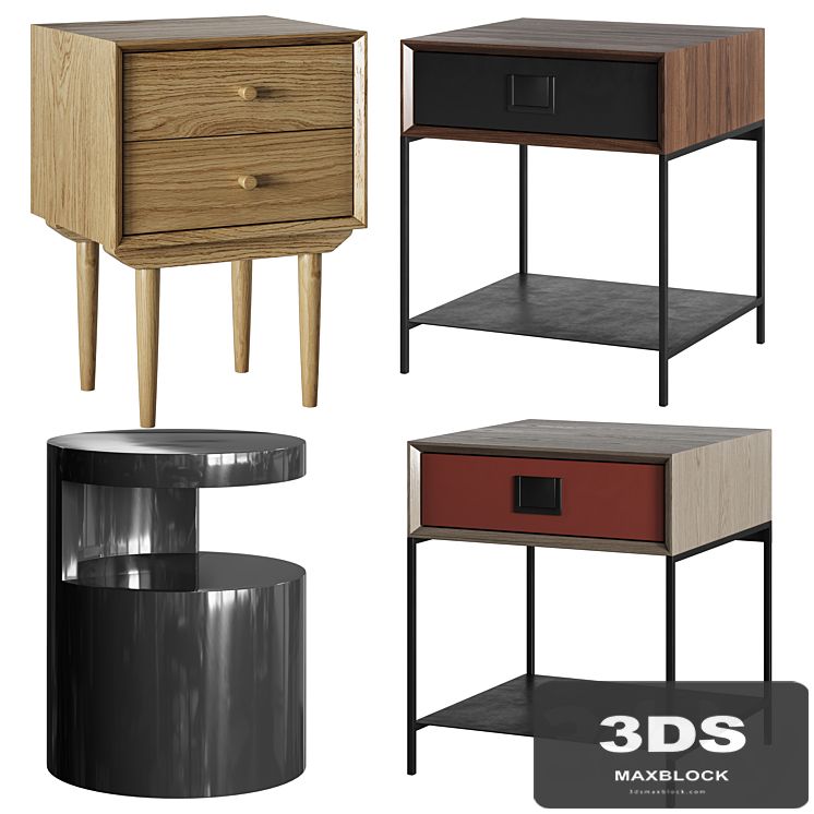 Bedside table Mambo, Quilda, Newark