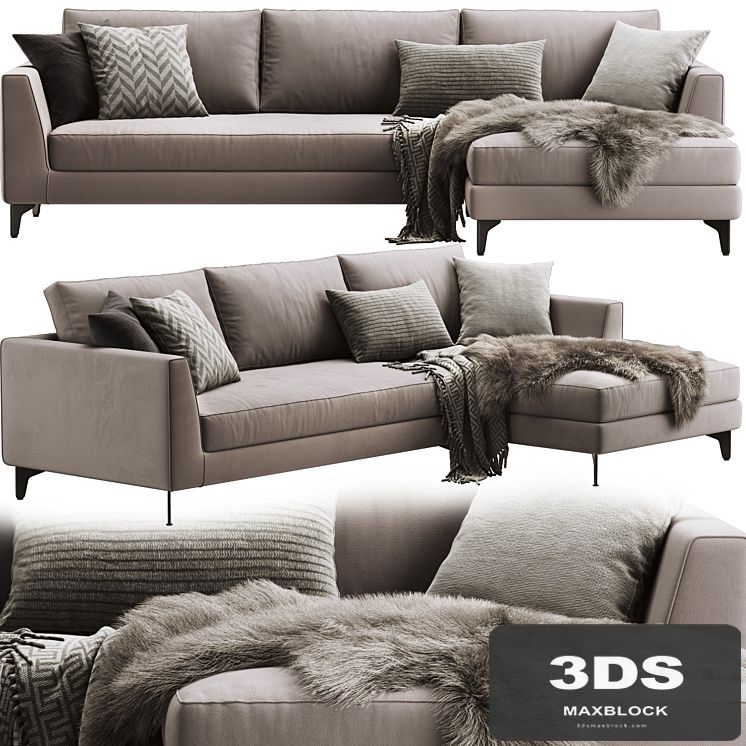 Meridiani Louis Up Sofa
