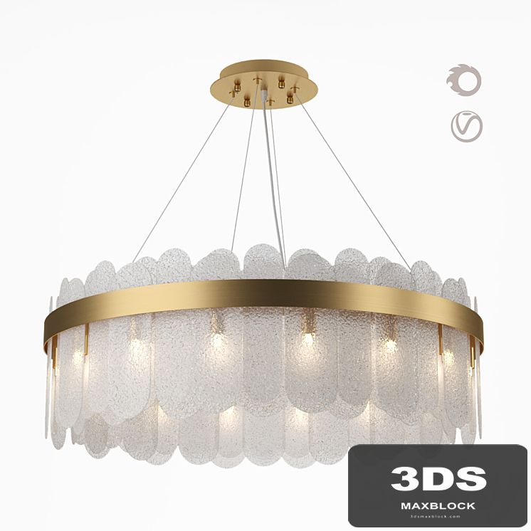 Blount Chandelier Raised, Loft Concept