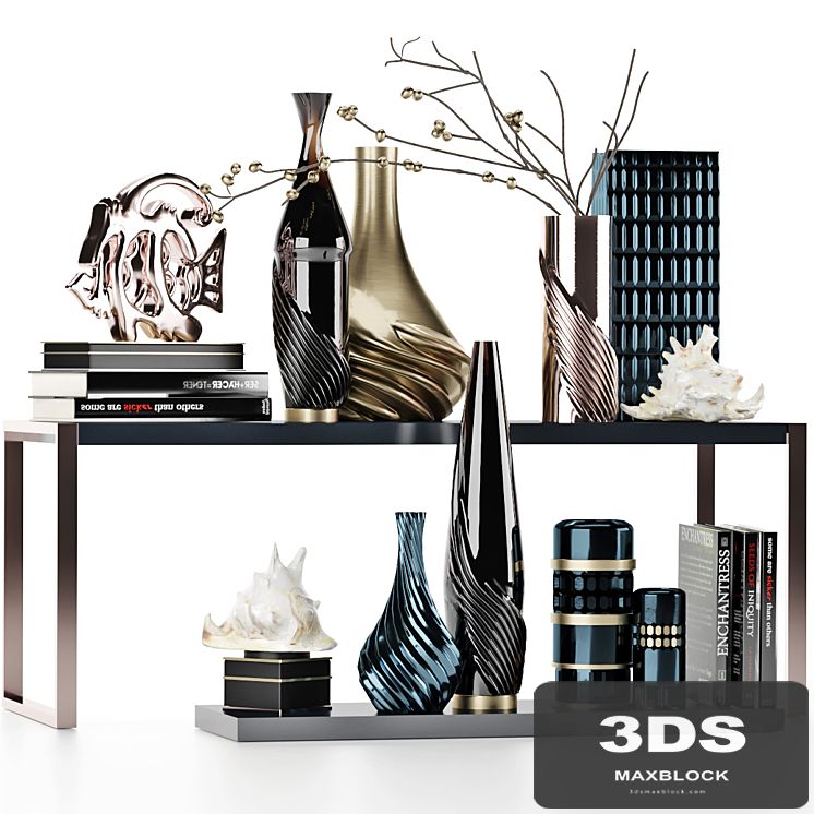 Decorative Set with Shells