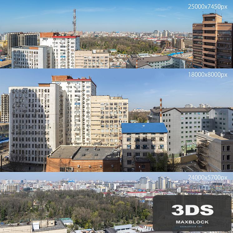 Panorama of the city of Krasnodar