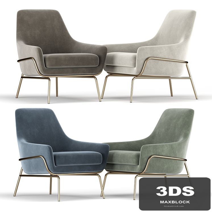 Coco Velvet Lounge Chair