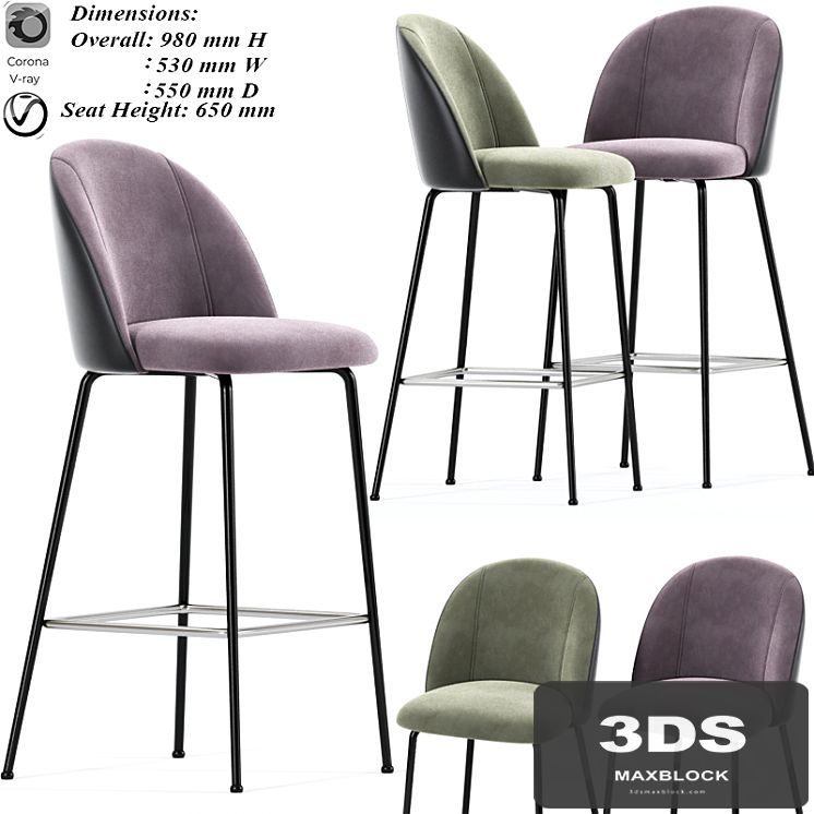 Mystere Bar Stool