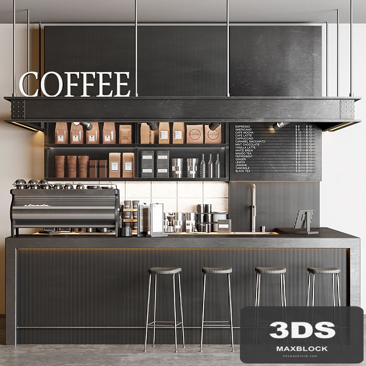 industrial coffee shop