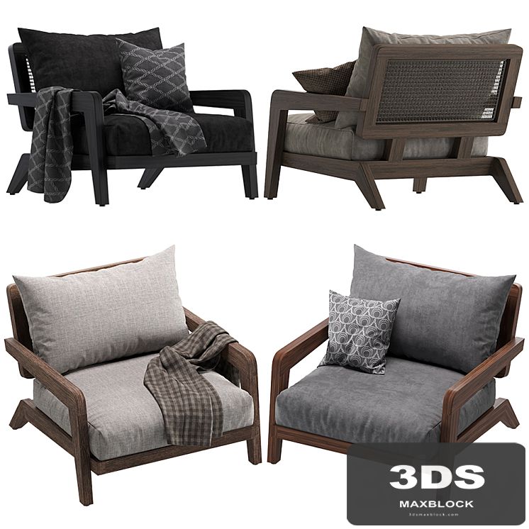 Coco Republic Claude Outdoor Lounge Chair