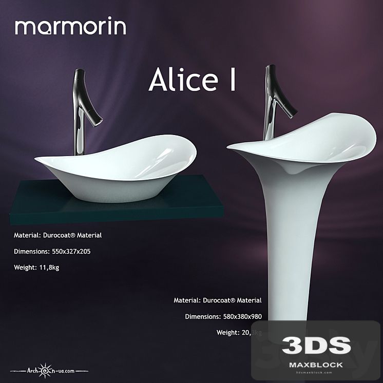 Washbasins Marmorin ALICE I