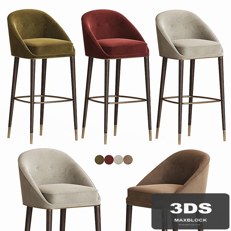 Malay Bar Stool Brabbu