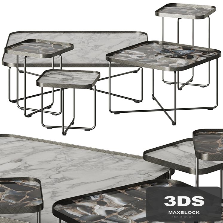 Cattelan Italia Benny Coffee & Side Tables