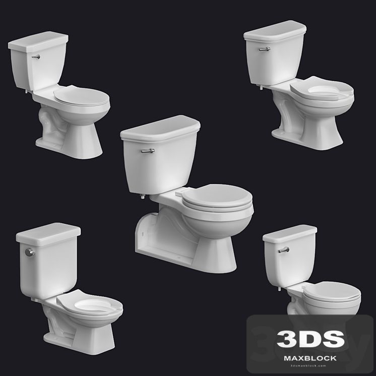 Proflo Toilet bowl and flash tank
