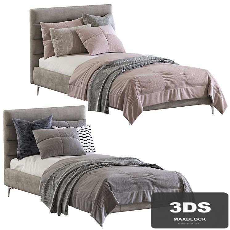 Bed Pfeiffer Upholstered Bed 3