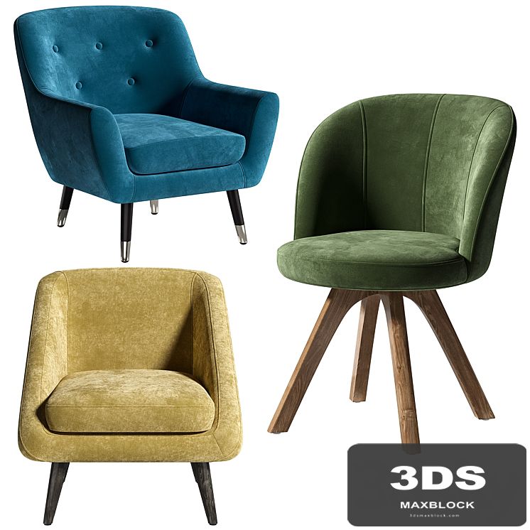 Set of armchairs