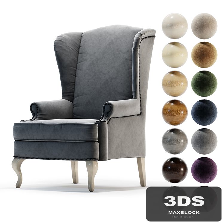 English mantel chair