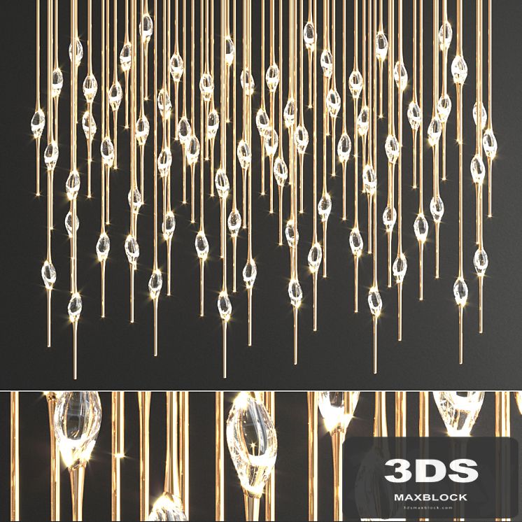 IL Pezzo Mancante 12X6 Cluster Chandelier