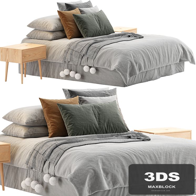 Scandinavian bed