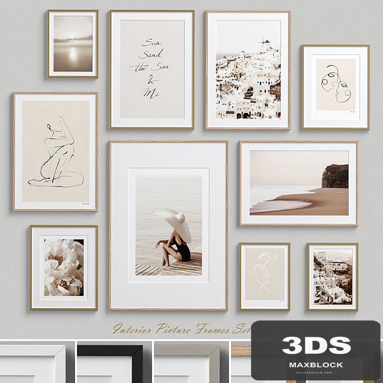 Interior Picture Frames Set-63