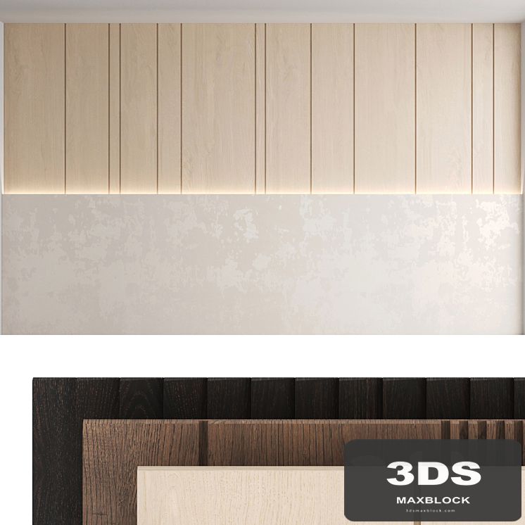 Decorative wall panel set 42
