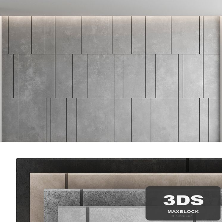 Decorative wall panel set 43