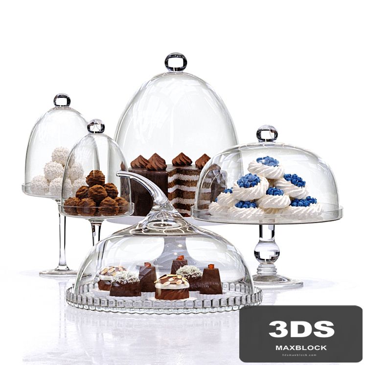 Cake Holders & Covers Set # 2