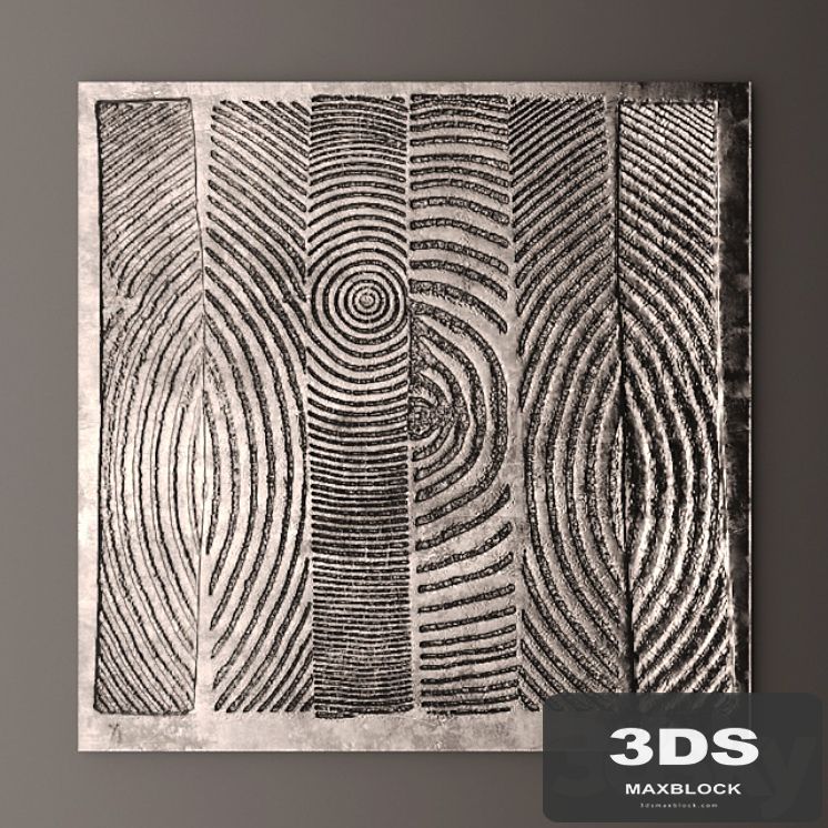 Decor for wall. Panel.