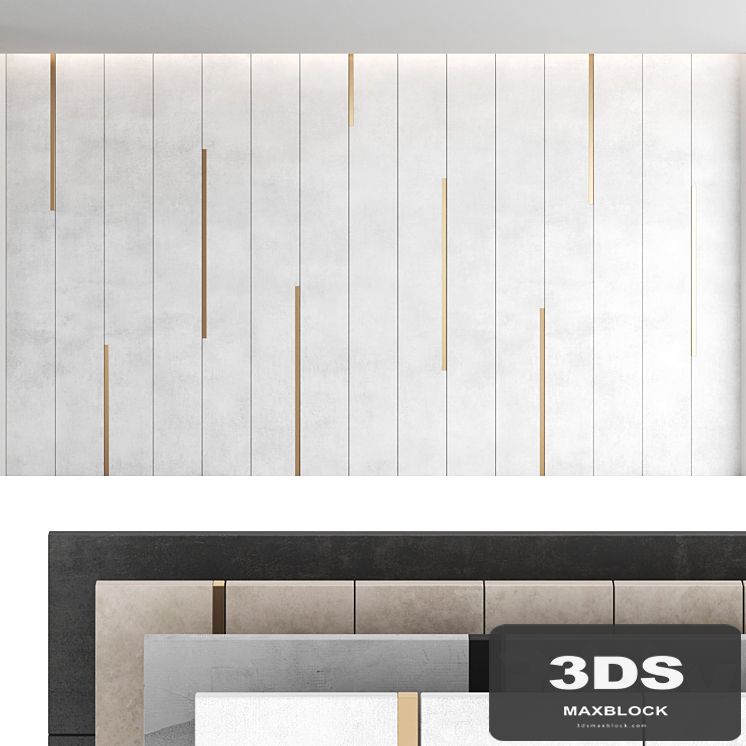 Decorative wall panel set 47